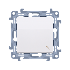 Simon 10 Łącznik schodowy 10AX biały CW6.01/11