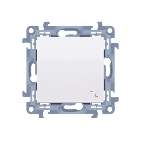Simon 10 Łącznik schodowy 10AX biały CW6.01/11