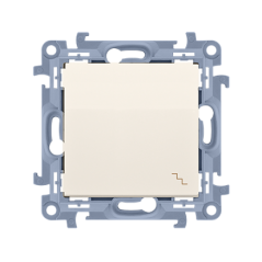 Simon 10 Łącznik schodowy 10AX kremowy CW6.01/41