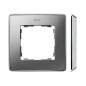 Simon Detail 82 Ramka pojedyncza Detail SELECT-metal ALUMINIUM / podstawa Chrom 8201610-093
