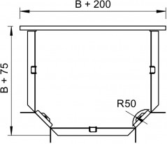 Trójnik korytka poziomy 300x60 RT 630 FS 6043437