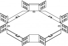 Czwórnik korytka poziomy 100x60 RK 610 FS 6043615