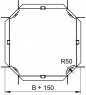 Czwórnik korytka poziomy 100x60 RK 610 FS 6043615