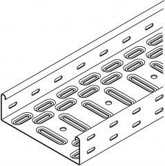 Korytko kablowe perforowane 50x60 grubość 0,75mm LKS 605 FS 6048850 /2m