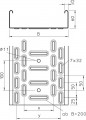 Korytko kablowe perforowane 300x60 grubość 0,75mm LKS 630 FS 6048889 /2m