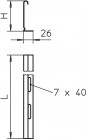 Przegroda do koryt TSG 60 FS 6062068 /3m/