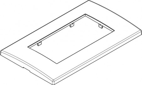 Ramka podwójna Modul 45 biała AR45-F2 RW 6119342