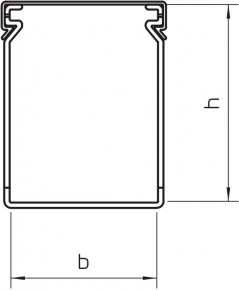 Korytko grzebieniowe 15x30 szary kamień LK4 30015 6178003 /2m/