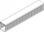 Korytko grzebieniowe 60x120 szary kamień LK4 N 60120 6178213 /2m/ Korytko grzebieniowe 60x120 szary kamień LK4 N 60120 6178213 /2m/