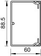 Kanał instalacyjny 90x60 WDK60090RW biały 6191207 /2m/