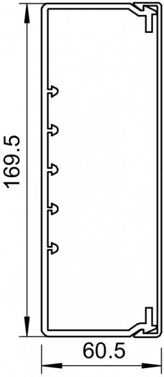 Kanał instalacyjny 170x60 WDK60170RW biały 6191258 /2m/