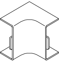 Naroże wewnętrzne kanału WDK 45x30 HI30045RW białe 6191932 /4 szt./