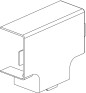 Trójnik kanału WDK 40x40 HT40040RW biały 6192548 /4 szt./