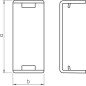 Łącznik do kanałów prosty WDK 30x15 HS15030RW biały 6193501 /10szt./