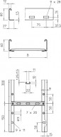 Drabinka kablowa 300x60 LG 630 NS 3000FS 6208509 /3m/