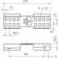 Łącznik przegubowy drabinek kablowych H60mm LGVG 60 FS 6208941