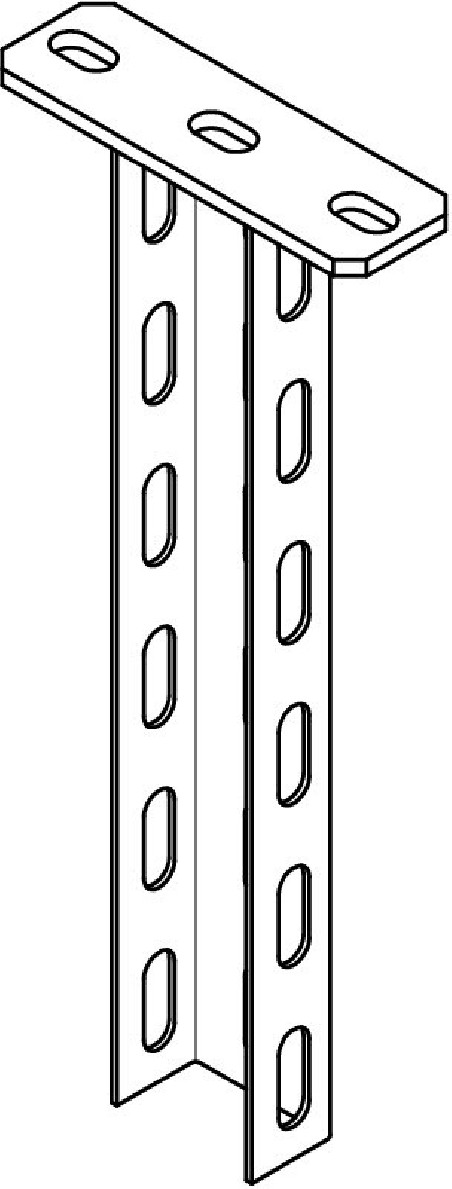 Wieszak sufitowy z głowicą US 3 K 30 FT 6342353 /0,3m/