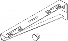 Wysięgnik korytka siatkowego 210mm MWAG 12 21 FS 6424608