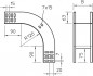 Łuk pionowy korytka 90 stopni 200x60 RBV 620 F FS 7007063