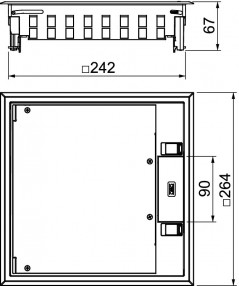 Kaseta zasilająca GES9-3S U 7011 7405083