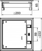 Kaseta podłogowa zasilająca 6-modułowa szara GES4-2U10T 7011 7405145