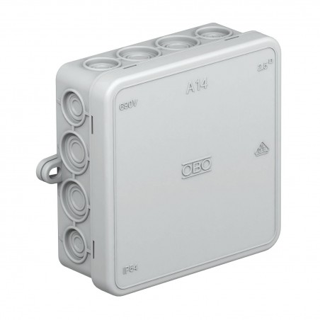Puszka n/t odgałęźna 100x100x40 IP55 A 14 jasnoszara 2000378 /10szt./