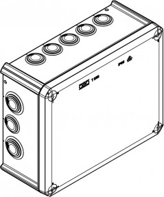Puszka n/t odgałęźna 240x190x95 IP66 T 250 2007109