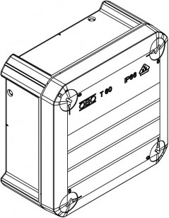 Puszka n/t odgałęźna 114x114x57 IP66 T 60 OE 2007239
