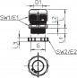 Dławik kablowy z przeciwnakrętką PG11 PA jasnoszary RAL 7035 V-TEC PG11+ LGR 2024659