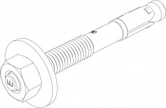 Kotwa sworzniowa M10x90mm BZ-U 10-10/90 3498334