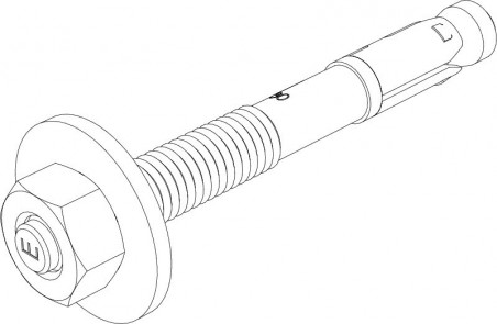 Kotwa sworzniowa M10x90mm BZ-U 10-10/90 3498334