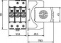 Ogranicznik przepięć B+C Typ 1+2 3P 12,5kA 280V V50-3-280 5093511