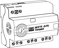 Ogranicznik przepięć B+C Typ 1+2 MCF75-3+FS 5096981