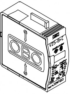 Wkładka ogranicznika przepięć B+C Typ 1+2 7kA V25-B+C Typ 1+2/0-280 5097053