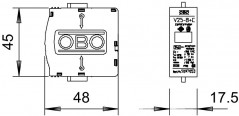 Wkładka ogranicznika przepięć B+C Typ 1+2 7kA V25-B+C Typ 1+2/0-280 5097053