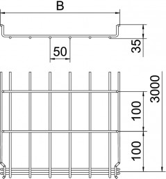 Korytko siatkowe 50x35 GR-Magic GRM 35 50VA4301 6000054 /3m/