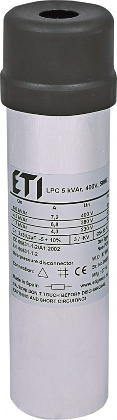 Kondensator CP LPC 5 kVAr 400V 50Hz 004656705