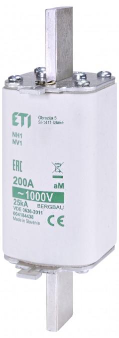 Wkładka bezpiecznikowa KOMBI NH1 25A aM 690V WT-1 004184428
