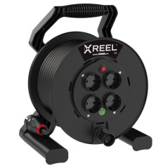 Przedłużacz bębnowy XREEL 25mb H05RR-F 3x1,5 IP20 4xGS 230V 92501T48143