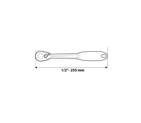 Grzechotka 1/2 cala 255mm 72 zęby 08-520