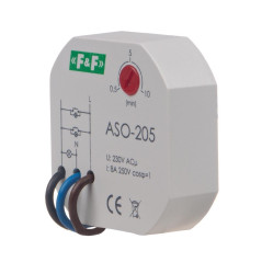 Automat schodowy do puszki fi60 10A 0,5-10min 230V AC ASO-205
