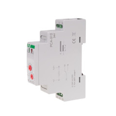Przekaźnik czasowy 1P 10A 0,1sek-576h 24V AC/DC opóźnione wyłączenie PCA-512-24V