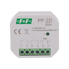 Przekaźnik elektromagnetyczny 2Z 16A 100-265V AC (160A/20ms) PP-2Zi-230V