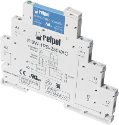 Przekaźnik interfejsowy 1Z 6A 24VAC/DC AgSnO2 PIR6W-1PS-24VAC/DC-O 857212