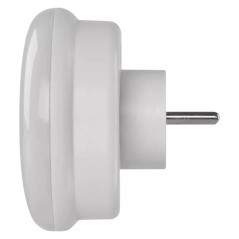 Lampka nocna LED 0,63W z czujnikiem zmierzchu + gniazdo 230V P3307
