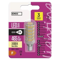 Żarówka LED do okapu 4,5W E14 470lm 3000K CLASSIC ZQ9140
