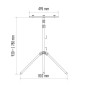 Statyw na 2 reflektory / projektory ZS9510 Statyw na 2 reflektory / projektory ZS9510