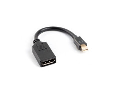 Adapter mini DisplayPort - DisplayPort czarny AD-0003-BK