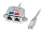 Adapter - rozdzielacz LAN RJ45 - 2xRJ45 FTP /2 urządzenia na 1 kablu/ AD-0026-S Adapter - rozdzielacz LAN RJ45 - 2xRJ45 FTP /2 urządzenia na 1 kablu/ AD-0026-S