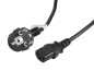 Kabel zasilający CEE 7/7 - IEC 320 C13 3m VDE czarny CA-C13C-11CC-0030-BK